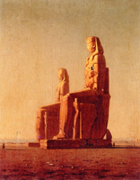 The Statues of Memnon, at Thebes