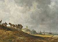 Coastal Landscape with Figures
