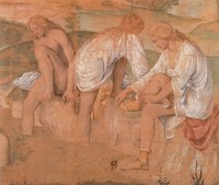 Bathing woman