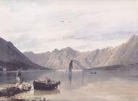Aussicht gegen Mula und Dobrota bei Cattaro