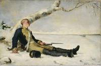 The wounded warrior in the snow