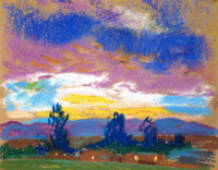 Evening Sky-Lights in Homes
