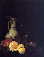Still Life with Porcelain Jug, Rummer and Fruits