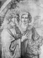 Beatrice and Dante (Detail of the Cartoon)