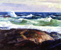 Monhegan Rocks and Surf