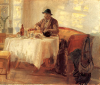 Breakfast before the Hunt (Michael Ancher)