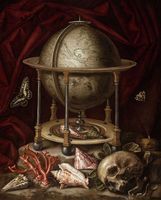Vanitas Still Life with Terrestrial Globe