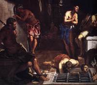 Saint Roch in Prison Visited by an Angel (detail)