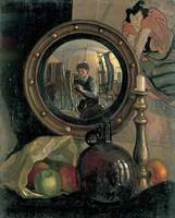 Still Life with Self Portrait
