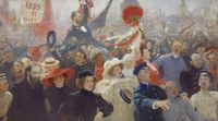 Demonstration on October 17, 1905
