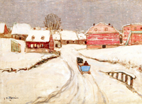 Entrance to a Quebec Village