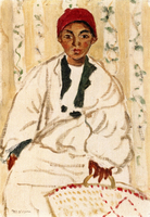 Seated Arab