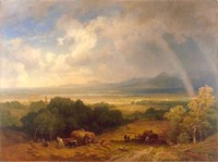 Chiemsee Scenery with Rainbow