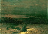 Nightly Landscape with the Crescent