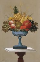 Fruit with Blue-footed Bowl