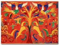 Composition with Horses and Birds