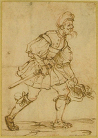 A Soldier walking