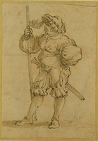 A Soldier standing.