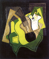 Guitar and Bunch of Grapes