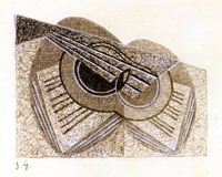 Still Life with Guitar and Book of Music