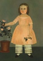 Young Girl with Flowers