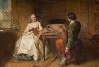 Catherine Seyton and Roland Graeme, from Sir Walter Scott's 'The Abbot'