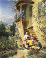 Three Girls Reading