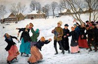 Dancing Women. Ligachevo