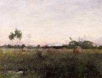 Sunset, Barbizon, France