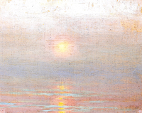 Sunset or Sunrise over Water