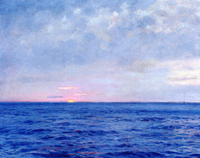 Sunset on the Baltic Sea