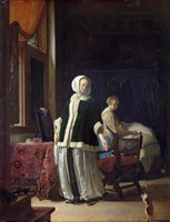 Lady at Her Toilet