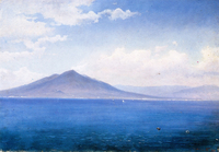 Bay of Naples, Vesuvius, from Sorrento