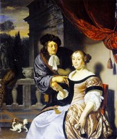 Couple and Small Dog