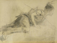 Study for "Lake Dwellers"
