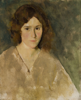 Untitled (class demonstration, portrait of a young woman)