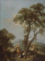 Landscape with a Woman Carrying a Child