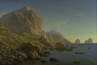 A Rocky Coast, Capri: Soon after Sunrise