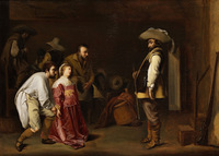 A Young Girl Offered as a War Booty